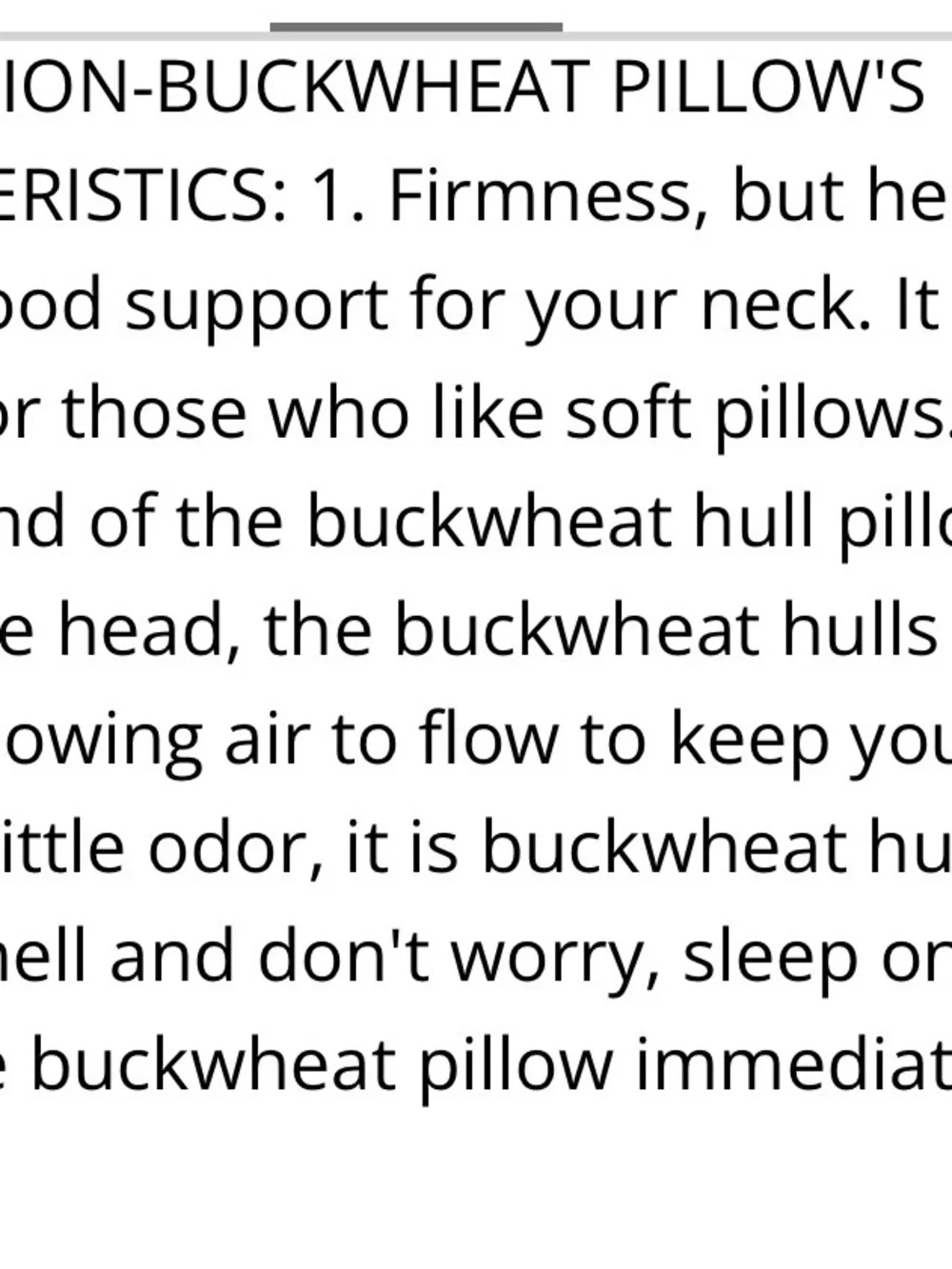 Buckwheat Pillow for Head Neck Shoulder Pain